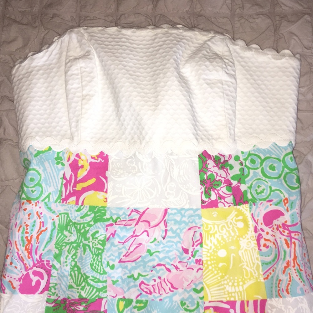 Lilly Pulitzer State Patch Patchwork Franco Dress - image 2